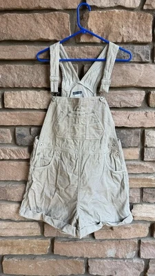 Pantalones cortos de pana vintage Exhilaration beige tostado L 100 % algodón  Foto 1 de 4