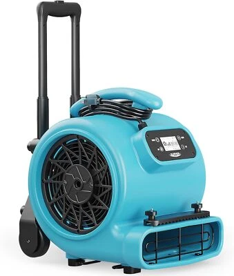 Ventilador soplador Alorair Air Mover 18 temporizador, kit de rueda de mango control digital GE3000HCW Foto 1 de 4