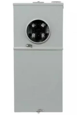 Interruptor principal combinado exterior GE Meter Socket Load Center 200A TSMR820CSFLFMG Foto 1 de 4
