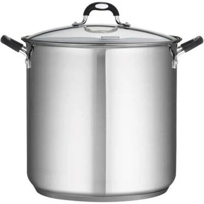 Tramontina 22 Quart Stainless Steel Covered Stock Pot
