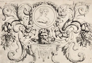 Vintage Etching Original Architecture, Portrait, Woman, Sculpture 18th century - Picture 1 of 8