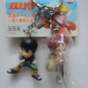 NEU SELTEN 2006 NARUTO Rock LEE + Gaara of the Desert Keyholder BAMPRESTO - Bild 1 von 4