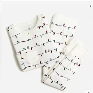 J.Crew Crewcuts Kids' long-sleeve Christmas printed pajama set (Size 10) - Picture 1 of 6
