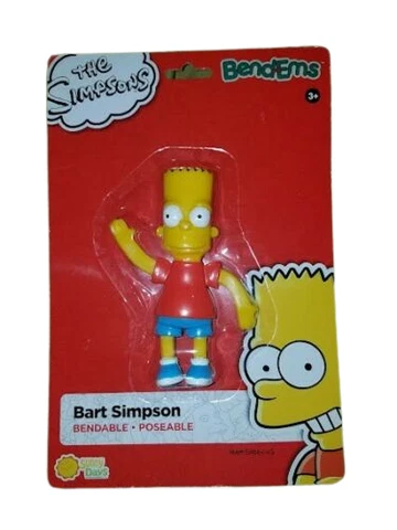The Simpsons BART Simpson Bendable Figure Bend-Ems Sunny Days NJ Croce New Cover