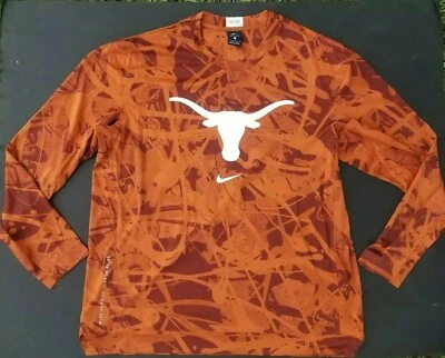 Nike Texas Longhorns Elite basquete masculino manga longa tamanho G laranja CN2207 802 - Imagem 1 de 4