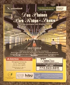  Yellow Book 2017 - 2018 Chicago Northwest Side-Des Plaines, Park Ridge, Skokie - Picture 1 of 4