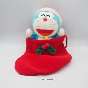 Doraemon MC1407  Xmas Christmas Sock Stocking Plush 11" Stuffed Toy Doll Japan - Picture 1 of 7