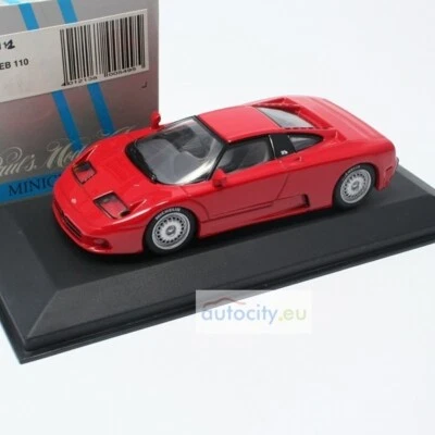 MINICHAMPS BUGATTI EB110 RED 430102112 - Immagine 1 di 4