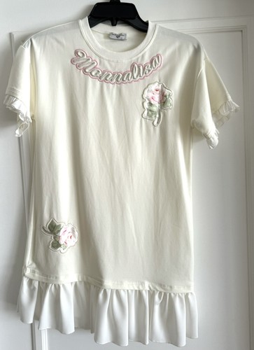 OFF WHITE Abito bambina Monnalisa bianco sporco taglia 10 Italia
