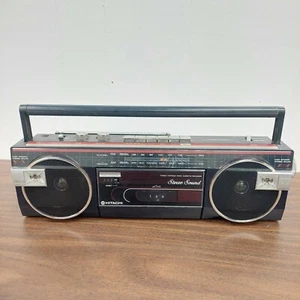 Vintage Hitachi TRK-6400H Boombox Cassette Tape Rare *READ* - Picture 1 of 12
