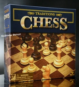 CHESS SET GAME BOARD CLASSIC FAMILY FUN MULTIPLAYER CHILDREN TEENS ADULTS NEW - Picture 1 of 5