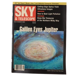 Sky And Telescope Magazine November 1996 Galileo Eyes Jupiter - Imagen 1 de 3