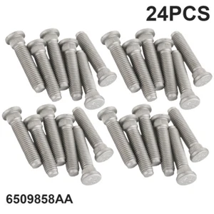 Pack (24) M14x1.5 Long Serrated Wheel Studs Multi-Purpose Stud for Jeep Wrangler - Picture 1 of 9