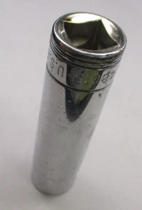 SK 48015 1/2" Drive 12 Point Metric 15mm Deep Chrome Socket USA - Foto 1 di 2
