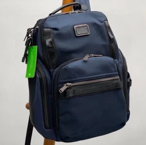 TUMI ALPHA BRAVO SEARCH Backpack Nylon Navy 232789 Business Travel Japan NEW - Picture 1 of 7