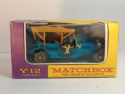VTG. 1967 Matchbox Y-12 Models Of Yesteryear 1909 Thomas Flyabout W/Box England - Image 1 of 4