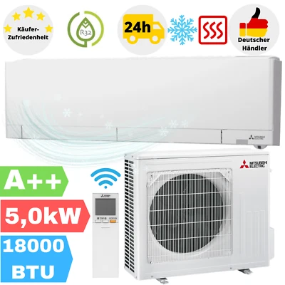Mitsubishi Split Klimaanlage MSZ-RW50VG 5,0 kW Klimagerät Wandgerät 18000BTU R32 - Bild 1 von 4