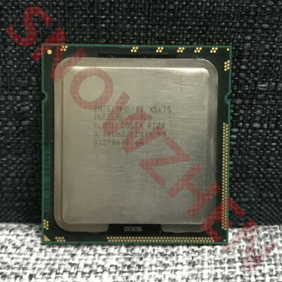 Intel Xeon X5675 CPU Six-Core 3.06GHz 12M 6.4GT/s LGA-1366 SLBYL Processor - Image 1 of 2
