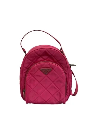 Mochila acolchoada de náilon Prada Tessuto Impuntu - Imagem 1 de 4