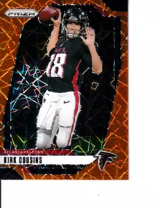 2024 Panini Prizm Kirk Cousins Orange Lazer Prizm #10 - Picture 1 of 2