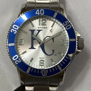 New Kansas City Royals Sparo Key Style Men's Sports Watch Metal Band - Picture 1 of 4