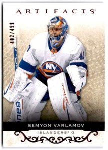 2021-22 Upper Deck Artifacts Ruby #13 SEMYON VARLAMOV  /499 New York Islanders
