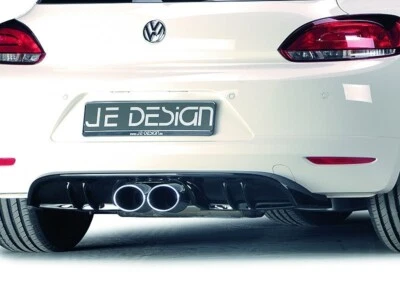 JE-Design Heckeinsatz Diffusor unlackiert mittig passend für Scirocco 3 - JE1335 - Bild 1 von 2