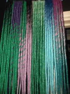 DOUBLE ENDED, 'MERMAID' HAIR SYNTHETIC FULL HEAD DREADS SET 84 DREADS - Picture 1 of 13