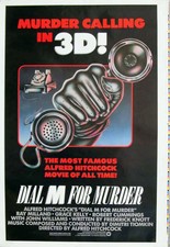 DIAL M FOR MURDER great original 28x41 movie poster PRINTER'S PROOF (th6)