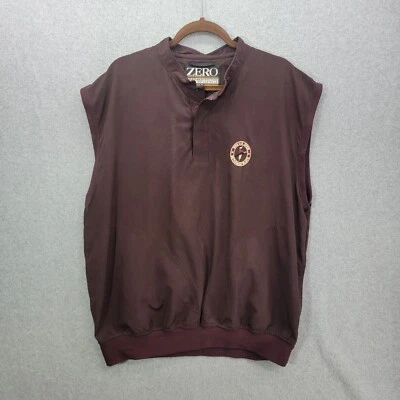 Zero Restrictions Lightweight Golf Vest Size large USA maroon u.s open bethpage - Image 1 of 4