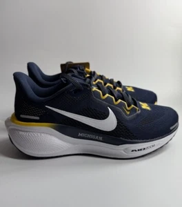 Nike Women’s 5/Kids 3.5 Michigan Wolverines Pegasus 41 Running Shoes FZ5128-400 - Picture 1 of 7