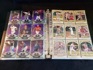 Topps-Bowman Platinum Baseball Card Binder LOADED -Trout, Pujols, Franco RC! - Picture 1 of 20