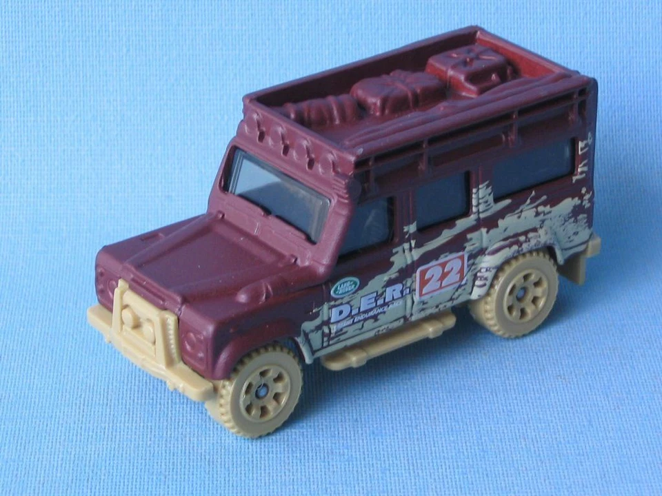 Matchbox Land Rover 110 Defender Brown Body Safari DER Toy Model Car Mud Sides - Image 1 of 1