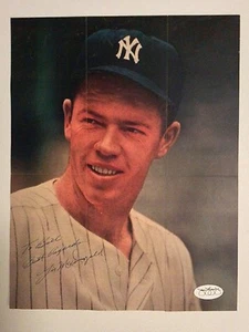 Gil McDougald Autograph Sport Mag Photo JSA Yankees Signed Auto - Picture 1 of 2