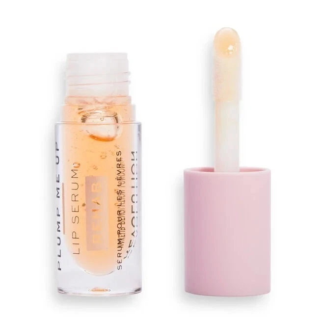 MAKEUP REVOLUTION Rehab Plump Me Up Lip Serum Orange Glaze (4.6ml) NEW BNIB - Image 1 of 2