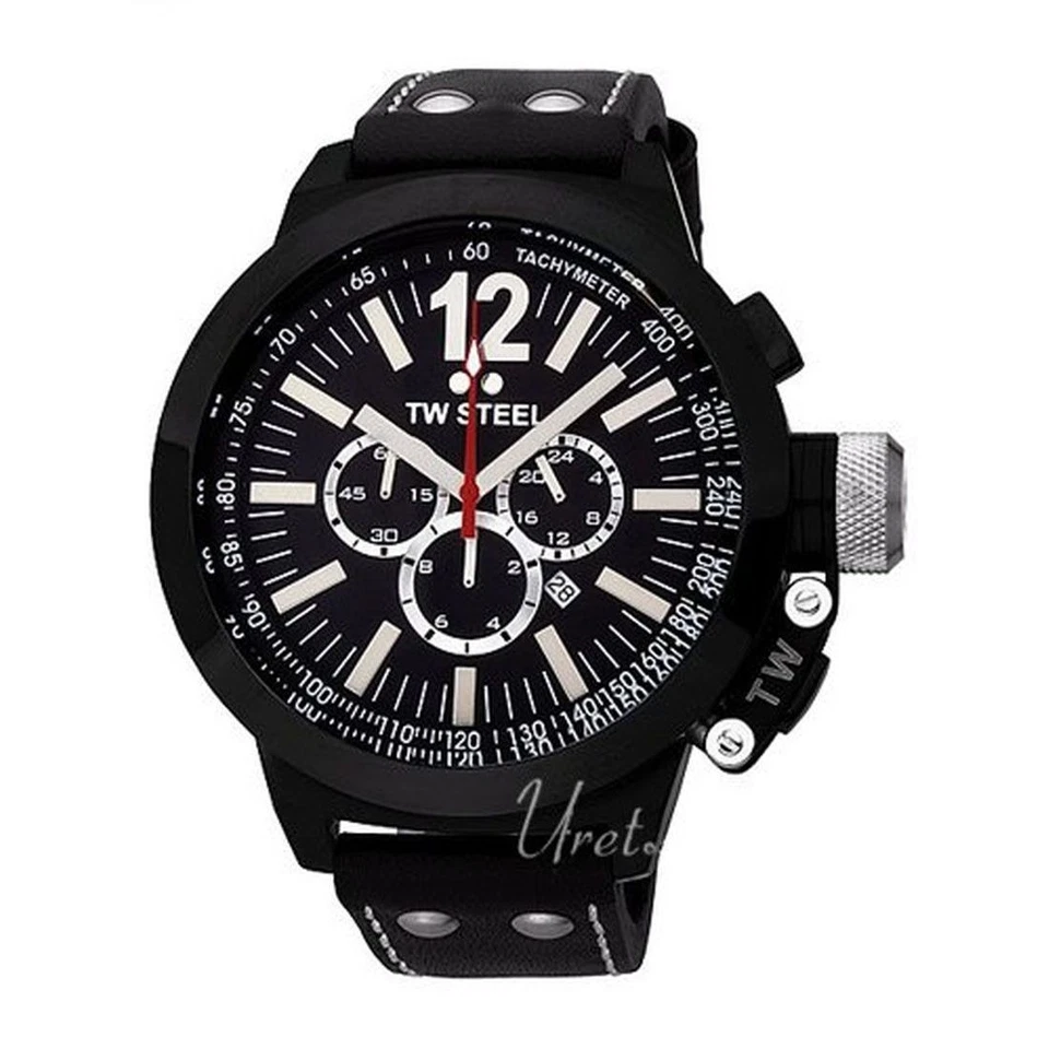 TW Steel CE1033 Men's Canteen Quartz Black Dial Watch - Image 1 of 1
