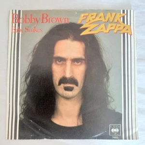 FRANK ZAPPA - Bobby Brown -Original 1979 German 2-trk 7" vinyl single-pic.sleeve - Picture 1 of 3