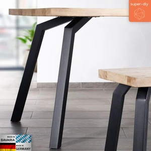 Design Tischbeine Elephant Schwarz Esstisch Gartentisch DIY In - Outdoor 4 St. - Bild 1 von 10