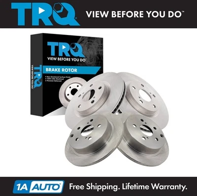 Juego de rotores de freno delanteros y traseros TRQ para Toyota Mirai 2016-2020 Foto 1 de 4