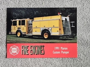 1993 FAMA Bon Air Series 1 #78 1991 Marion Custom Pumper Waupaca, Wisconsin  - Picture 1 of 2