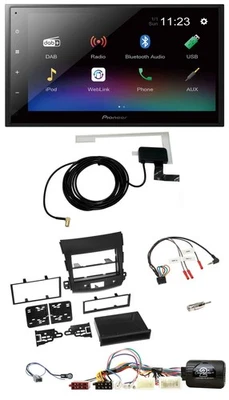 Pioneer DAB Lenkrad Bluetooth 2DIN USB Autoradio für Mitsubishi Outlander 2007-2 - Bild 1 von 4