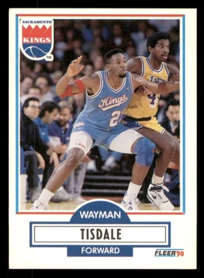 Wayman Tisdale 1990-91 Fleer #167 Sacramento Kings - Image 1 of 2