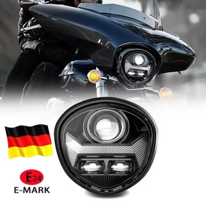 Faro LED Hi/Lo para Yamaha V STAR 1300 XVS 1300CT con luz halo blanca E24 - Imagen 1 de 16
