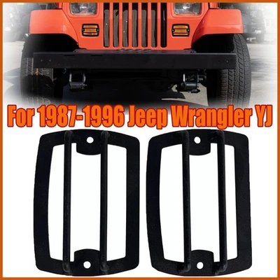 Cubierta lateral protectora de luz de señal de giro para parachoques delantero Jeep Wrangler YJ 1987-1996 Foto 1 de 4