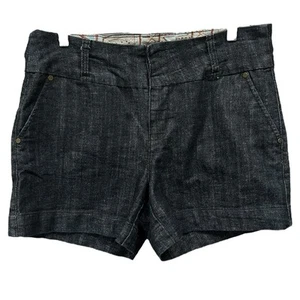 One 5 One Women's Dark Blue Denim Chino Shorts Sz 12 - Picture 1 of 7