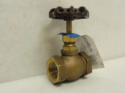 208190 New-No Box; Matco-Norca 200T04 Bronze Globe Valve; 3/4 Fnpt; 125WOG - Image 1 of 4