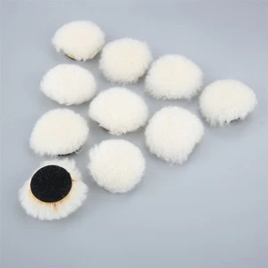 20pcs Car Auto Wool Felt Polishing BUffing Pads Polisher Cleaner Buffer Tool - Picture 1 of 6