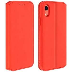 Housse Apple iPhone XR Étui Folio Portefeuille Fonction Support Rouge - Photo 1 sur 6