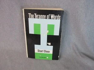 TYRANNY OF WORDS STUART CHASE 1966 HARVEST BOOKS HB-26 - Bild 1 von 6