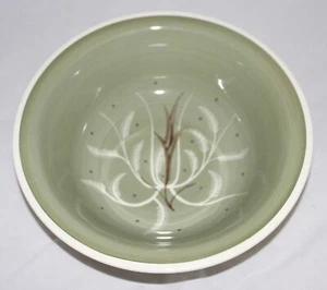 VINTAGE ROUND VEGETABLE BOWL 9 1/4" SUSIE COOPER CHINESE FERN GREEN ENGLAND - Picture 1 of 4